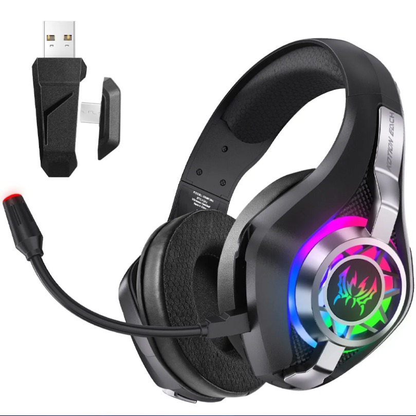 Gaming Headset With Mic Rgb - GS400 Ultra Wireless 2.4GHz Gaming Headset