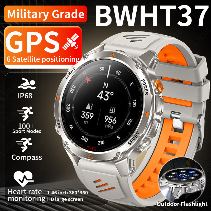 Smartwatches - LIGE Rugged GPS Track Smart Watch