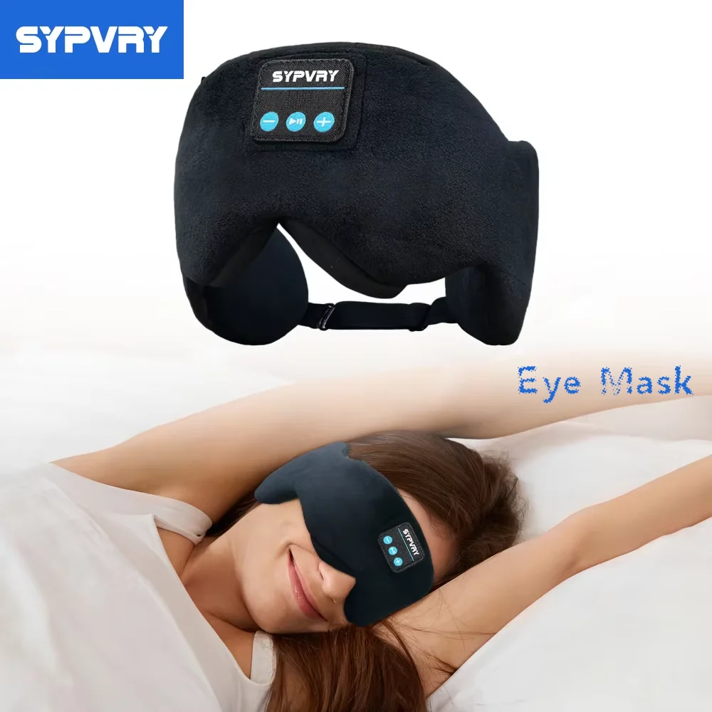 Type C Wired Earphones With Mic - Bluetooth Eye Mask with Headphones for