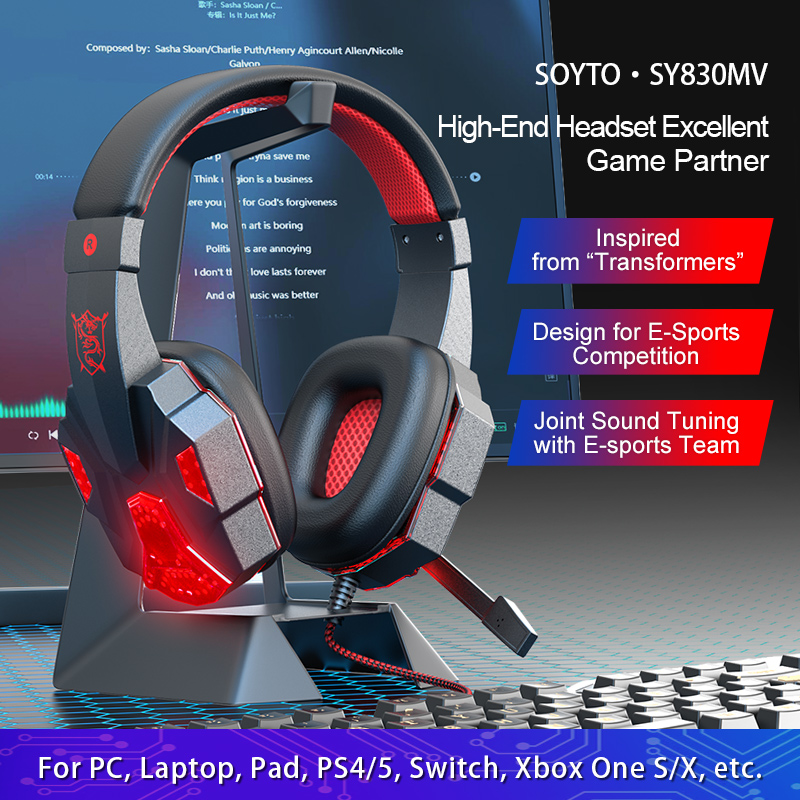 7.1 Surround Sound Gaming Head - Gaming Headset With Mic Rgb recension och pris