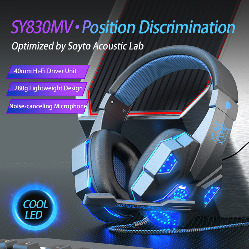 7.1 Surround Sound Gaming Head - Gaming Headset With Mic Rgb recension och pris