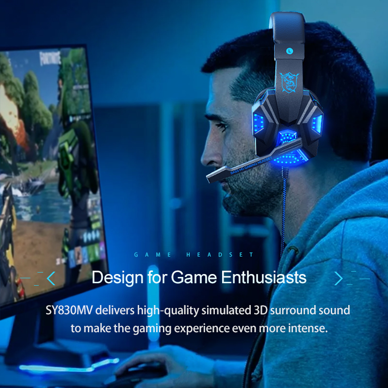7.1 Surround Sound Gaming Head - Gaming Headset With Mic Rgb recension och pris