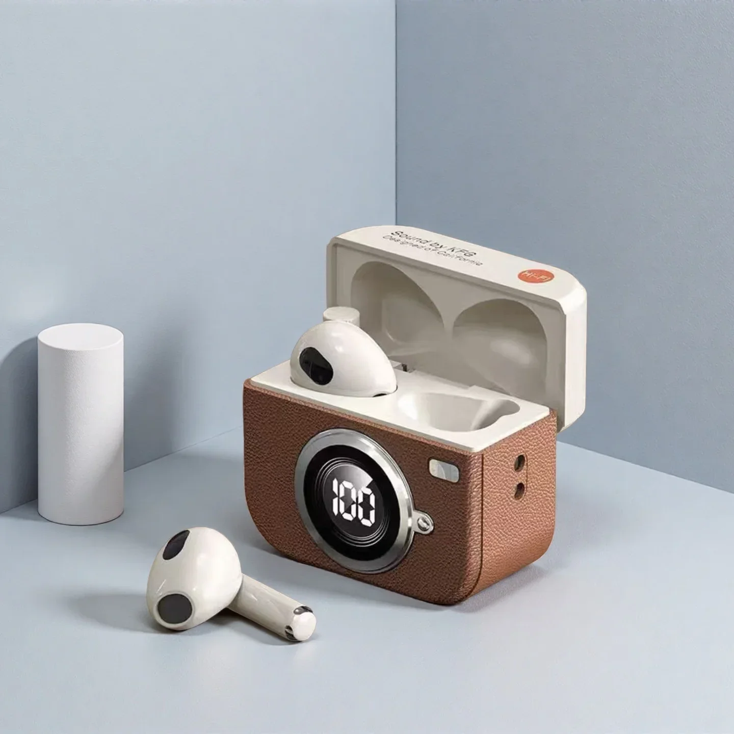 New Retro Camera Shaped Wirele - Open Ear Air Conduction Headphones recension och pris