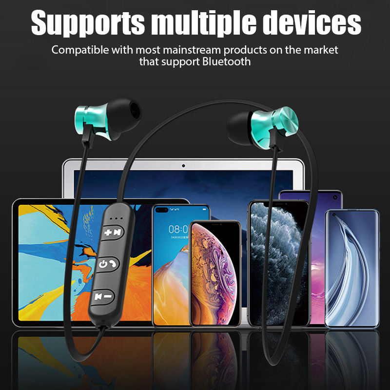 New Bluetooth 4.2 Wireless Spo - Magnetic Neckband Sports Earphones recension och pris