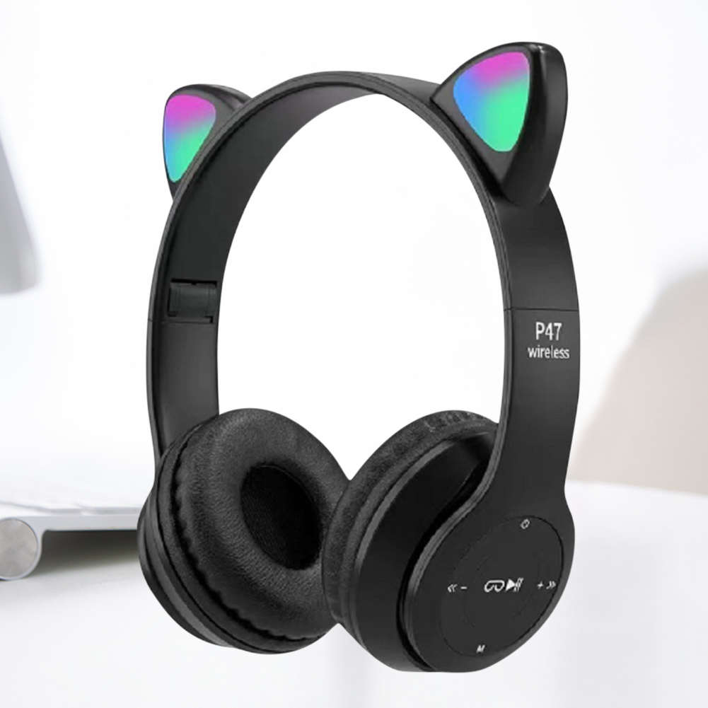 Flash Light Cute Cat Ears Wire - Cat Ear Bluetooth Headset Led recension och pris