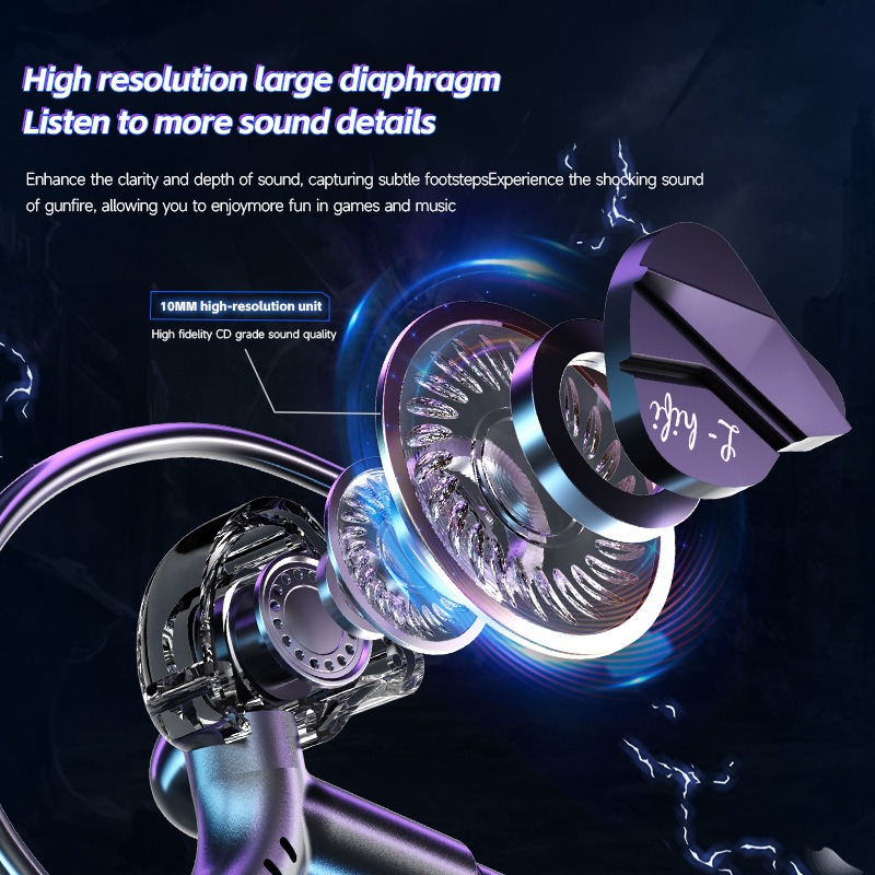 E-Sports Gaming Headset 7.1 Su - Type C Wired Earphones With Mic recension och pris