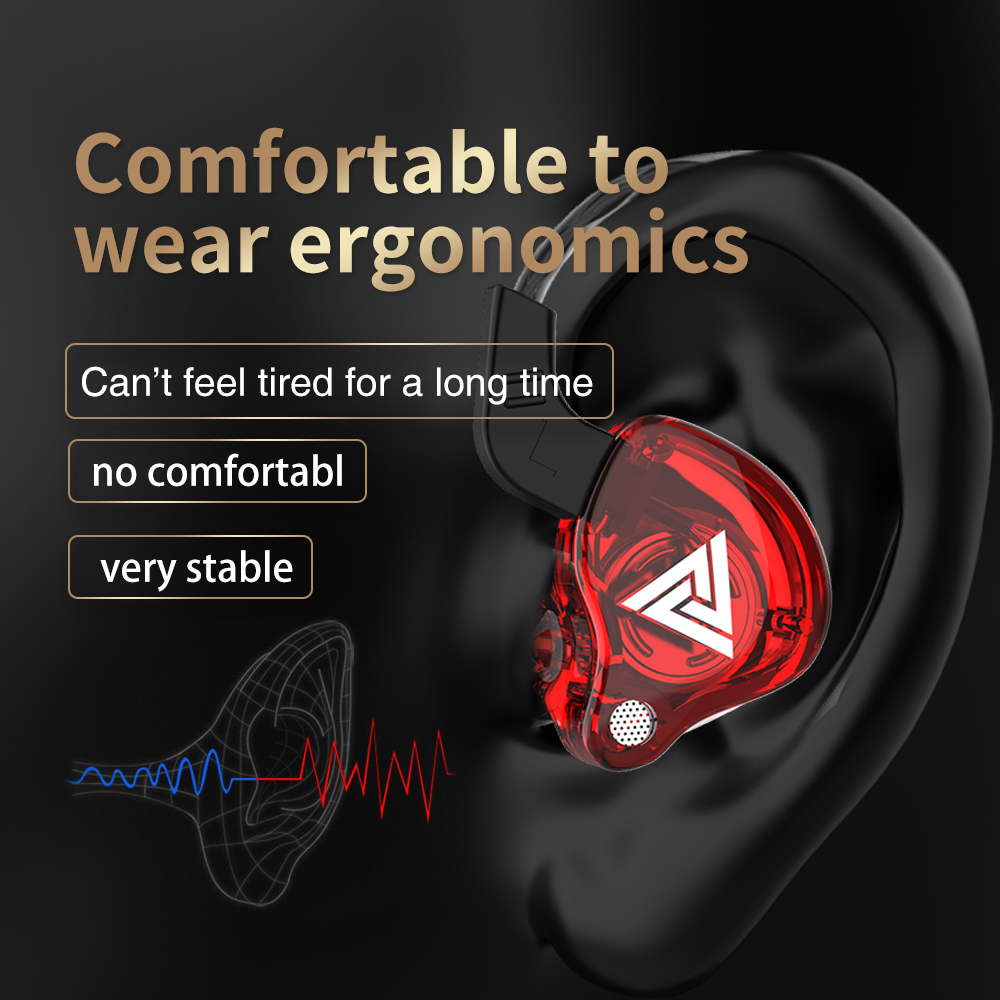Original QKZ AK6 Copper Driver - Open Ear Air Conduction Headphones recension och pris