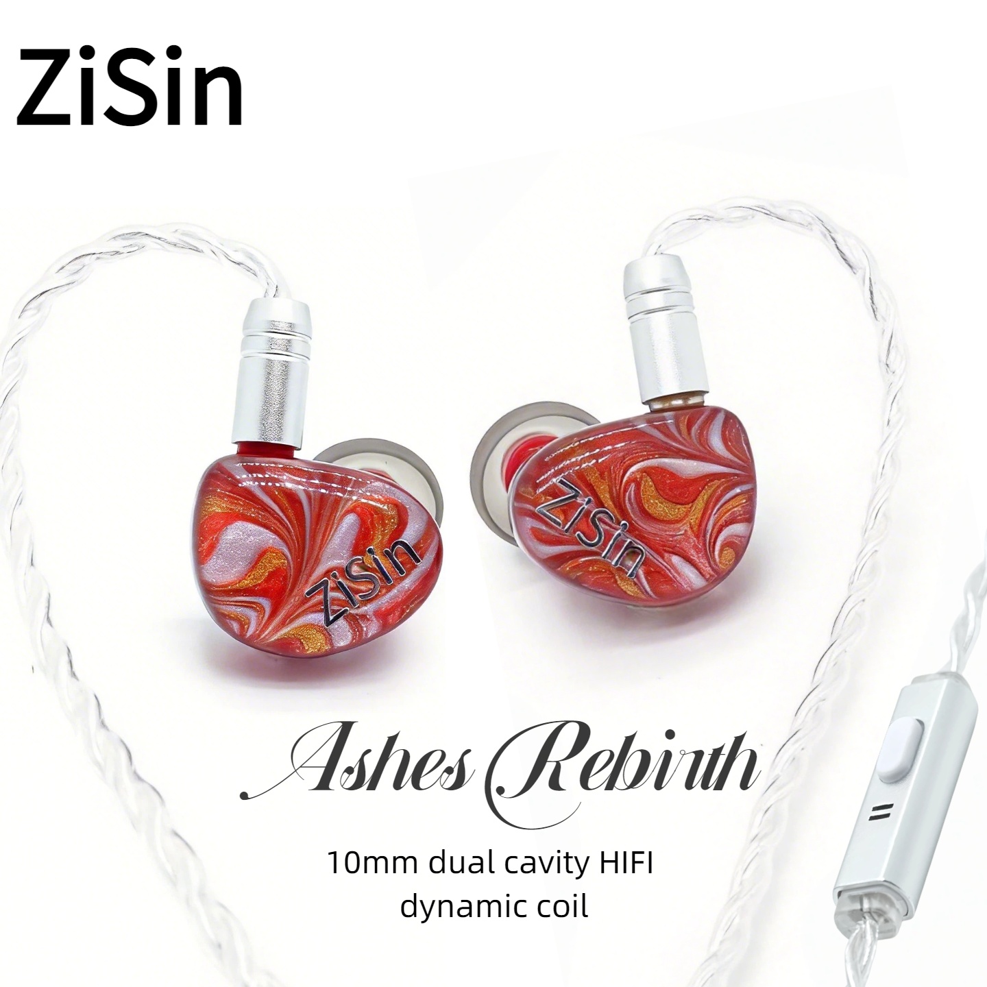 ZiSin 340 IEM 10mm 1DD Driver, - Planar Magnetic Iem Earphones recension och pris