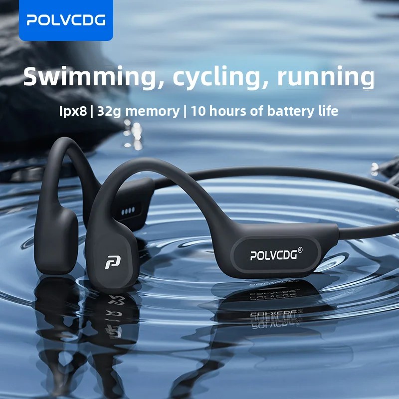 POLVCDG X9 Bone Conduction Ear - Bone Conduction Running Headphones recension och pris