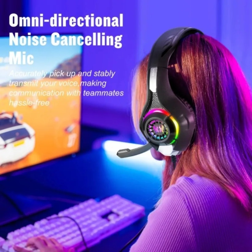 Wired Gaming Headphones with M - Gaming Headset With Mic Rgb recension och pris