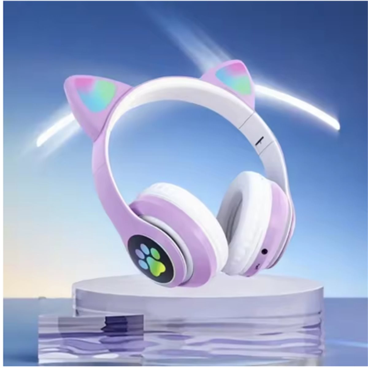 DT90 New Cute Cat Ear Bluetoot - Cat Ear Bluetooth Headset Led recension och pris