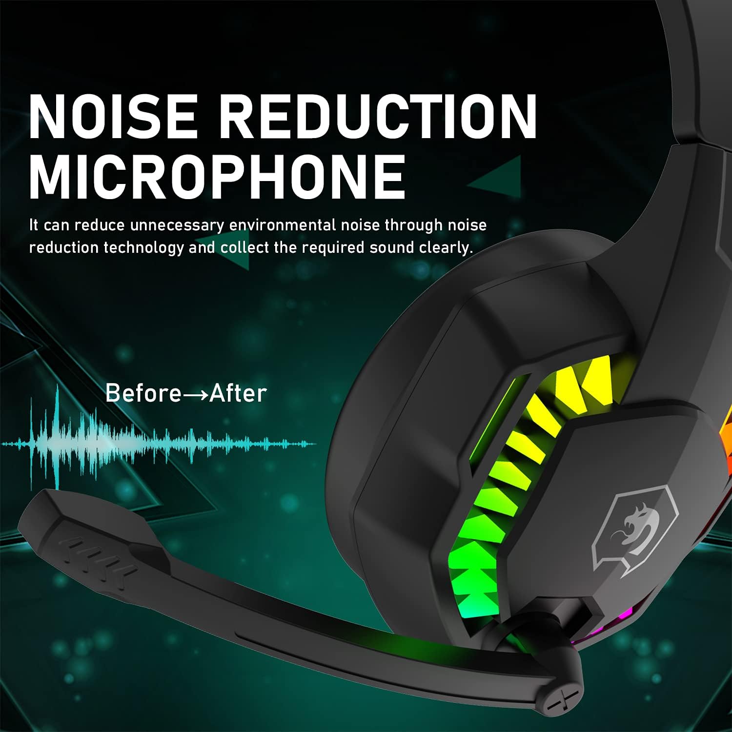 MAMBASNAKE CY907 Wired Gaming  - Gaming Headset With Mic Rgb recension och pris