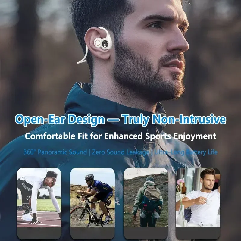 Bone Conduction Bluetooth Earb - Bone Conduction Running Headphones recension och pris