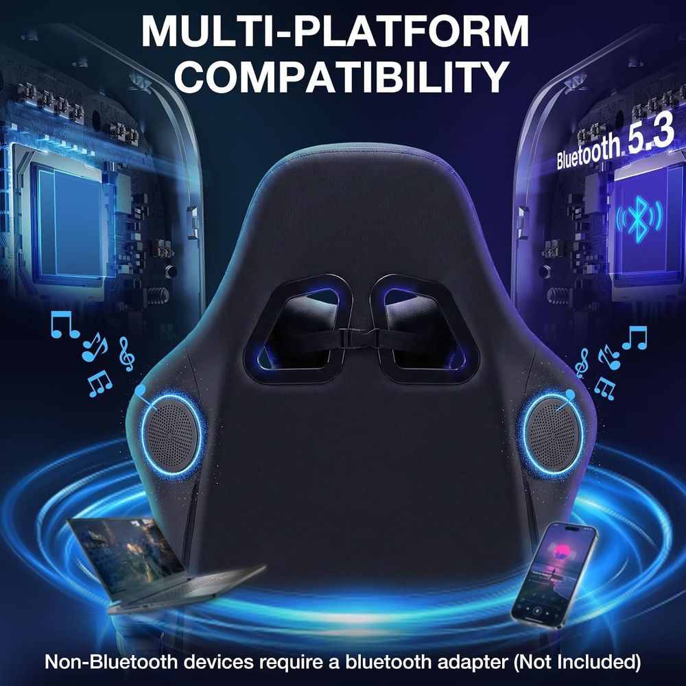 RGB Gaming Chair with Bluetoot - Speakers recension och pris
