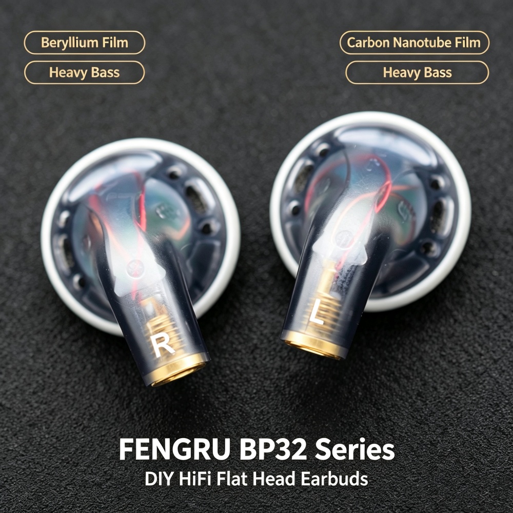 FENGRU BP32 Diy 130 ohm Beryll - Planar Magnetic Iem Earphones recension och pris