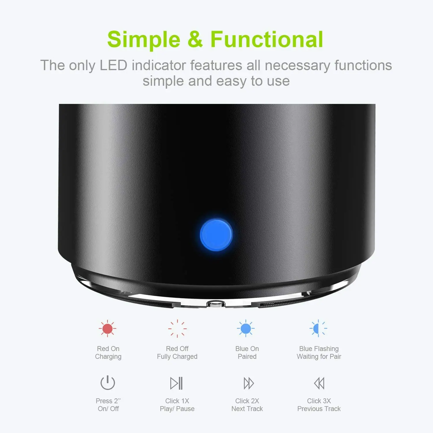 EWA A106 Pro Mini Bluetooth Sp - Portable Bluetooth Speaker Waterproof Ipx7 recension och pris
