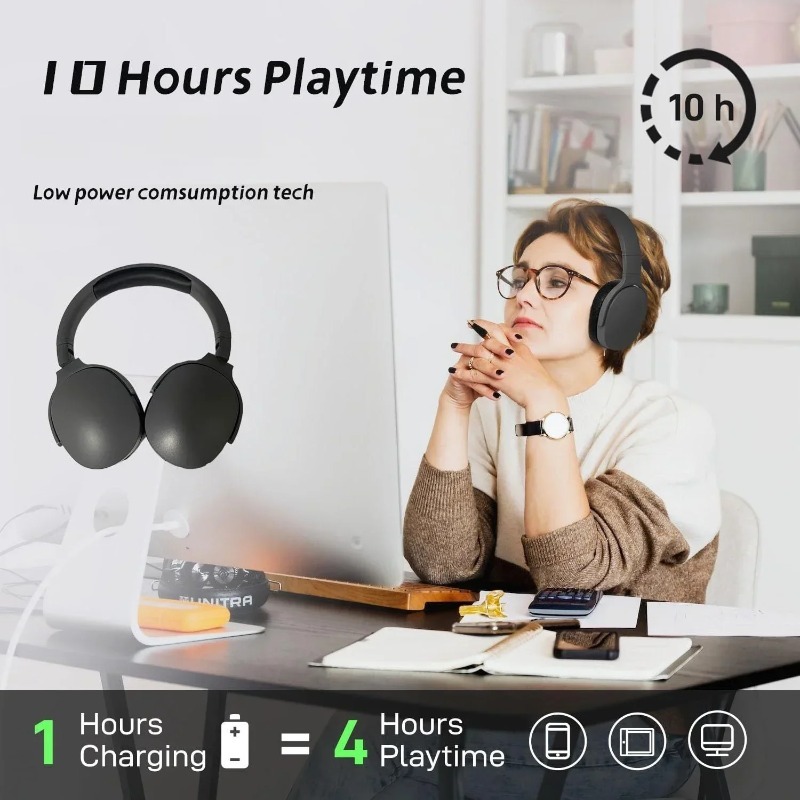 Hot Bluetooth Wireless Headpho - Anc Wireless Over Ear Headphones recension och pris