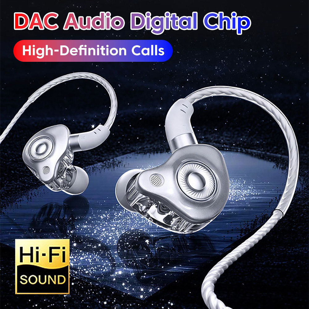 Type C/3.5MM Wired Headset Mus - Type C Wired Earphones With Mic recension och pris