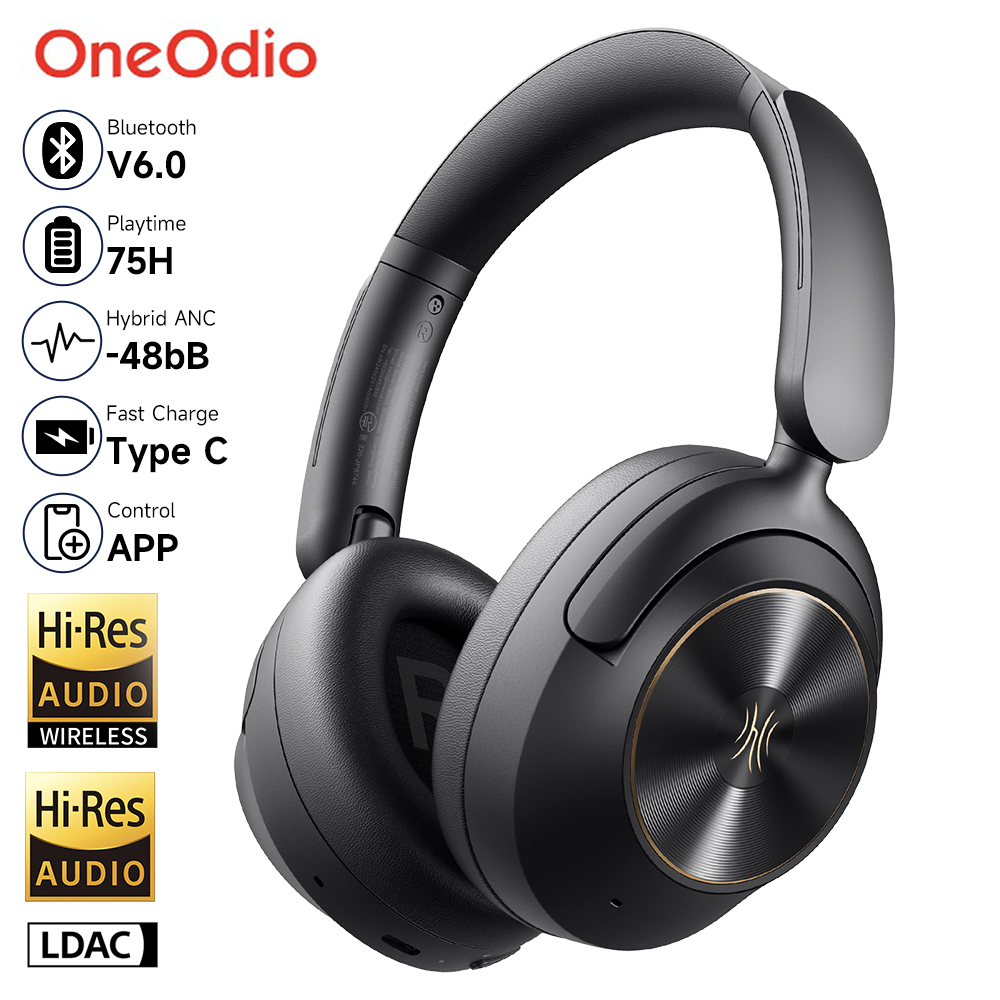 Oneodio A6 ANC Wireless Blueto - Anc Wireless Over Ear Headphones recension och pris
