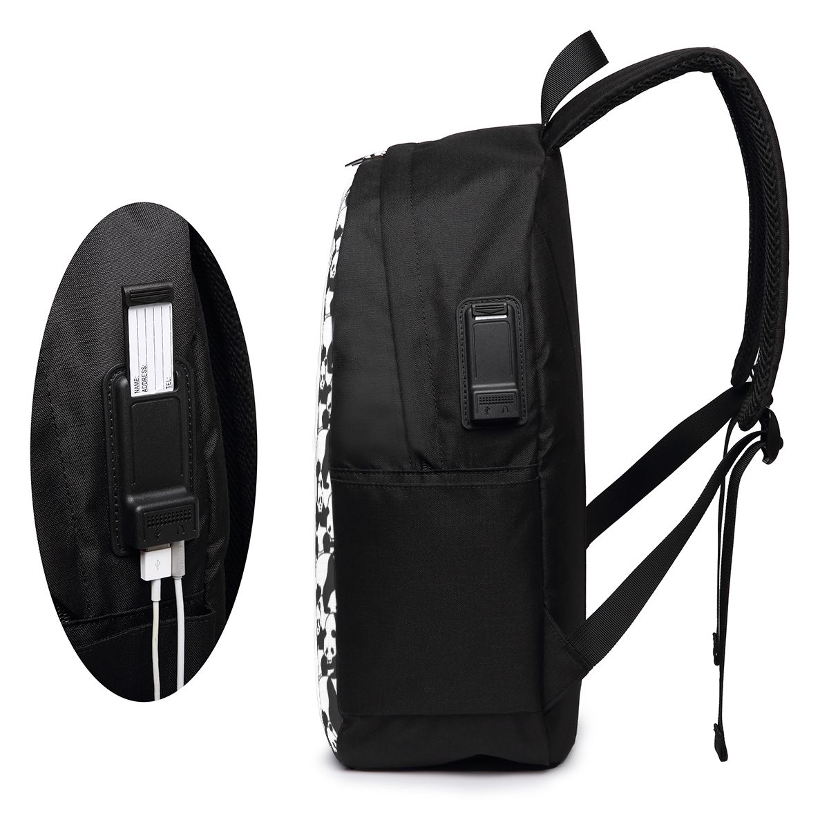 Panda Pattern Backpack Travel  - Laptops recension och pris