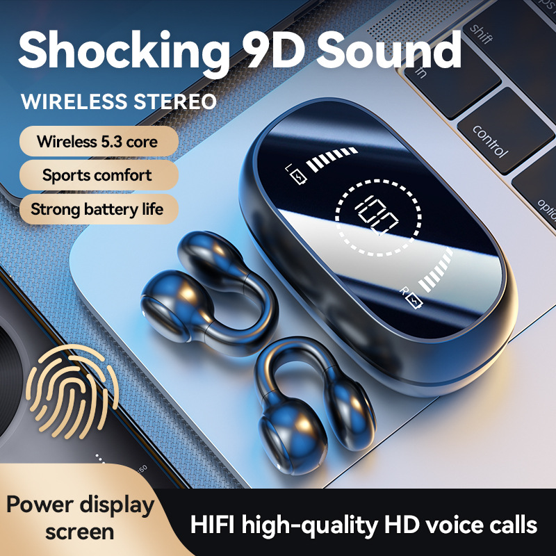 Wireless Bluetooth Earbuds Noi - Bone Conduction Running Headphones recension och pris