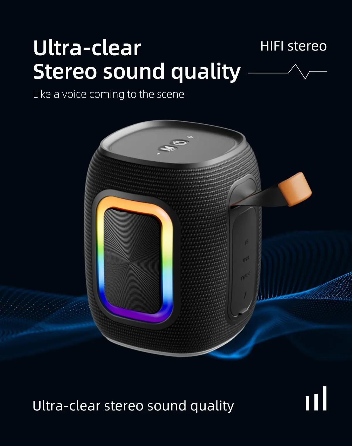 SODLK T26 Mini Bluetooth Speak - Portable Bluetooth Speaker Waterproof Ipx7 recension och pris