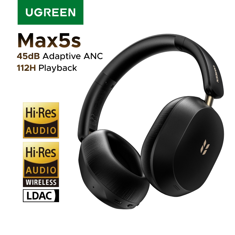 2026 Newly Upgraded UGREEN Max - Anc Wireless Over Ear Headphones recension och pris
