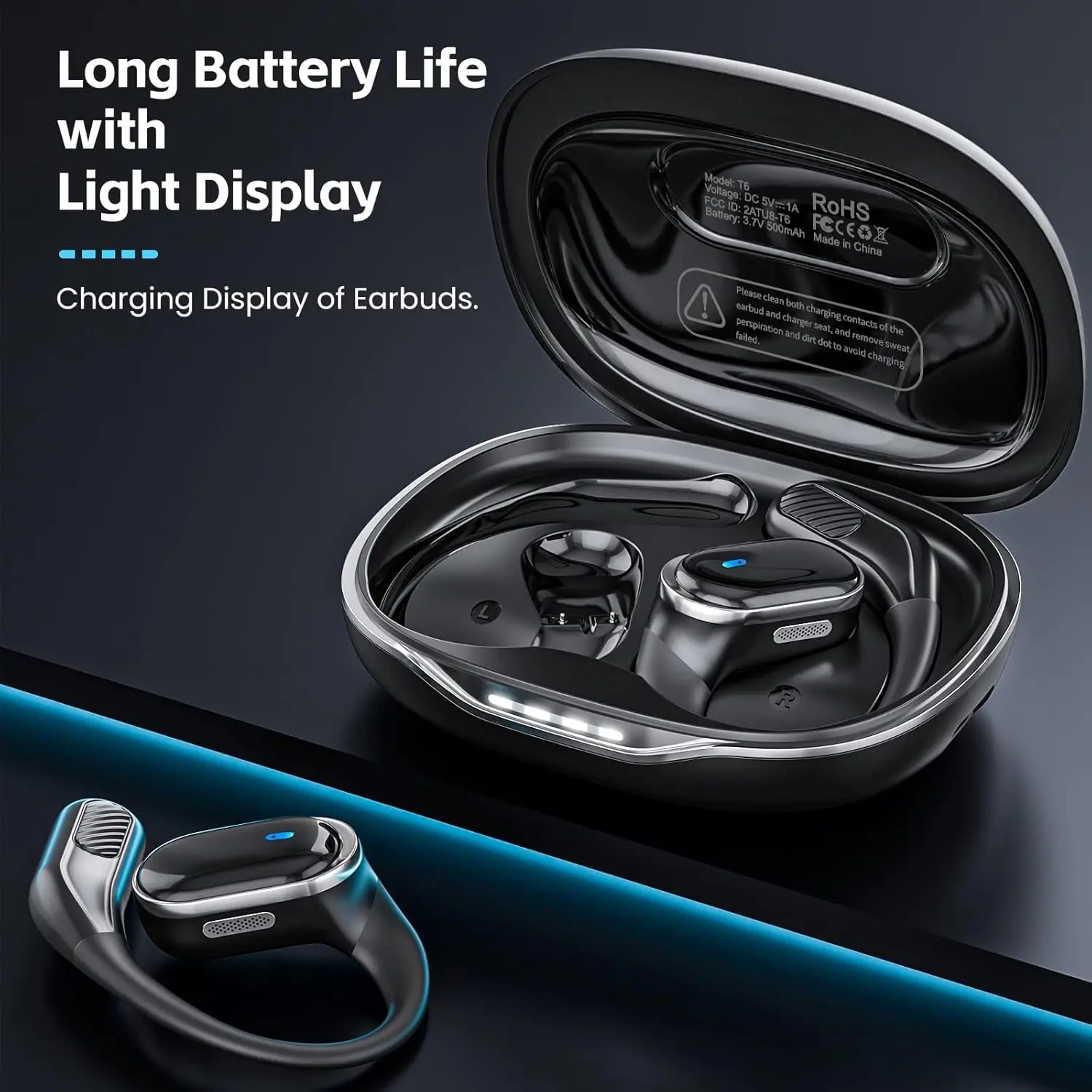 Bluetooth Earphones Wireless H - Open Ear Air Conduction Headphones recension och pris